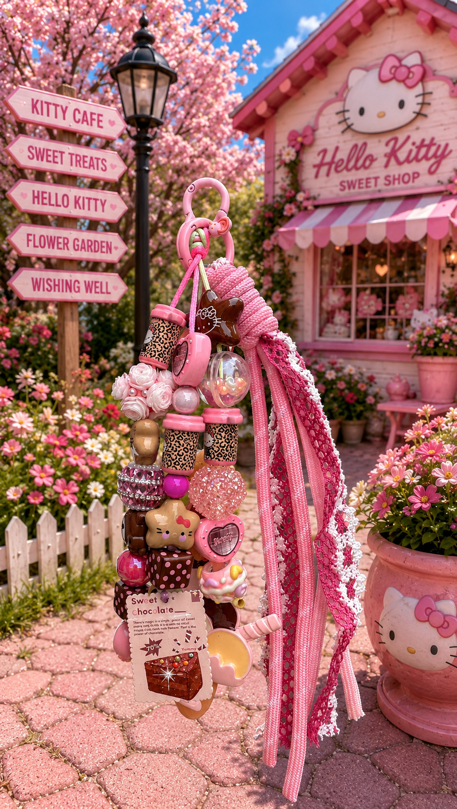 HK Chocolate Coffee Bag Charm