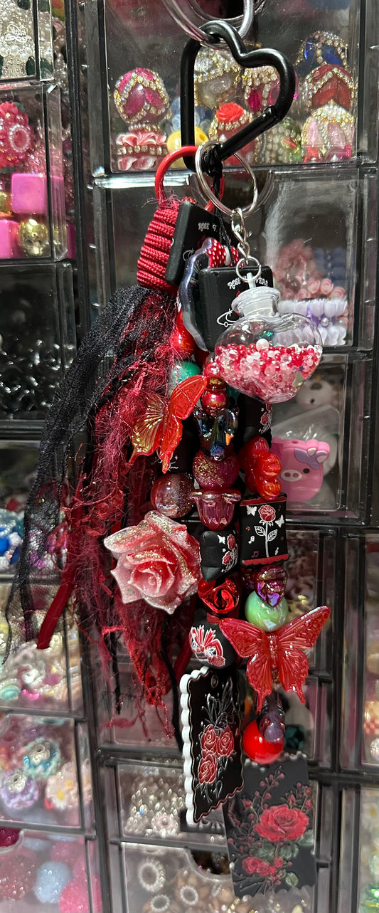 Rose Bag Charm