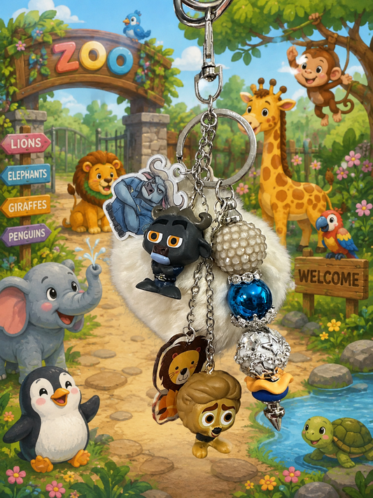 Friends of Zootopia Keychain