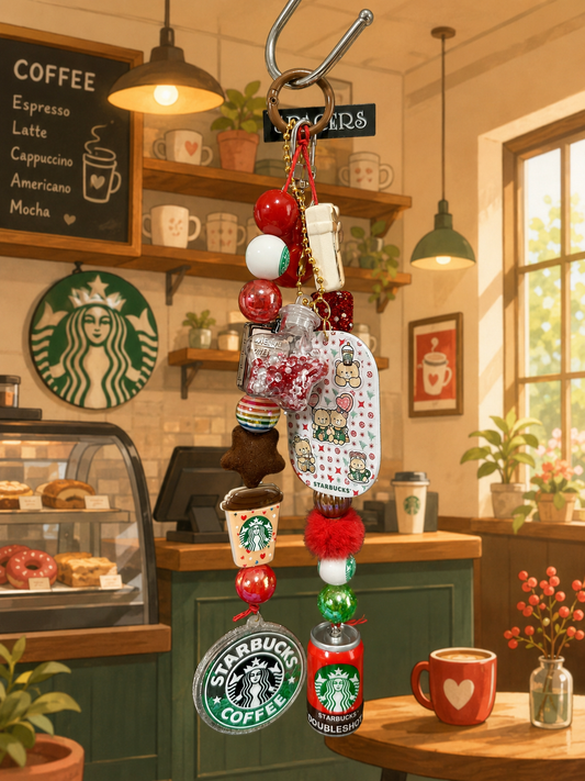 SB Bag/Junk Charms with Red and Shaker